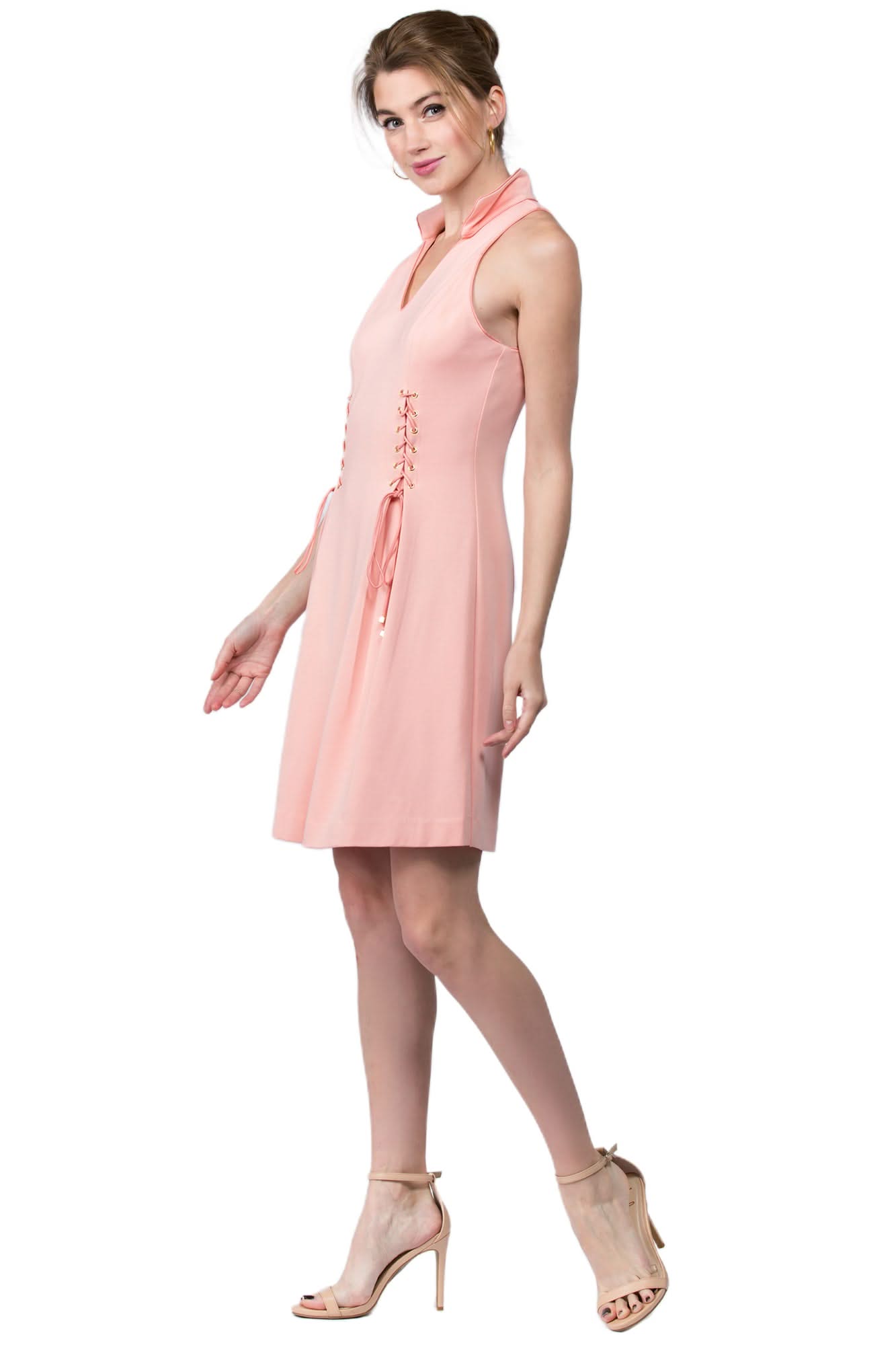 Vienna Dress - Fit and flare wing tip collar dress - WWW.SIMONAMAGHEN.COM